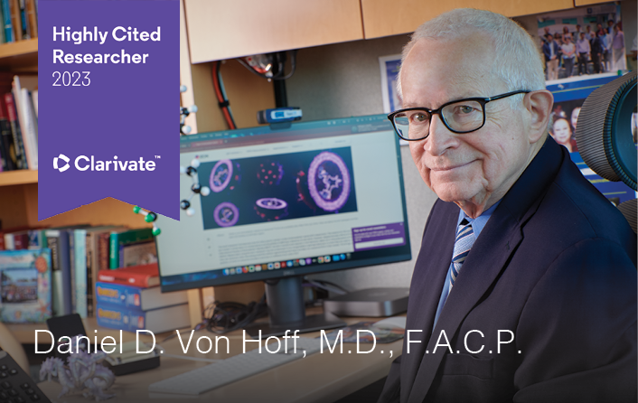 TGen’s Von Hoff Recognized as One of The Most Highly Cited Researchers in the World